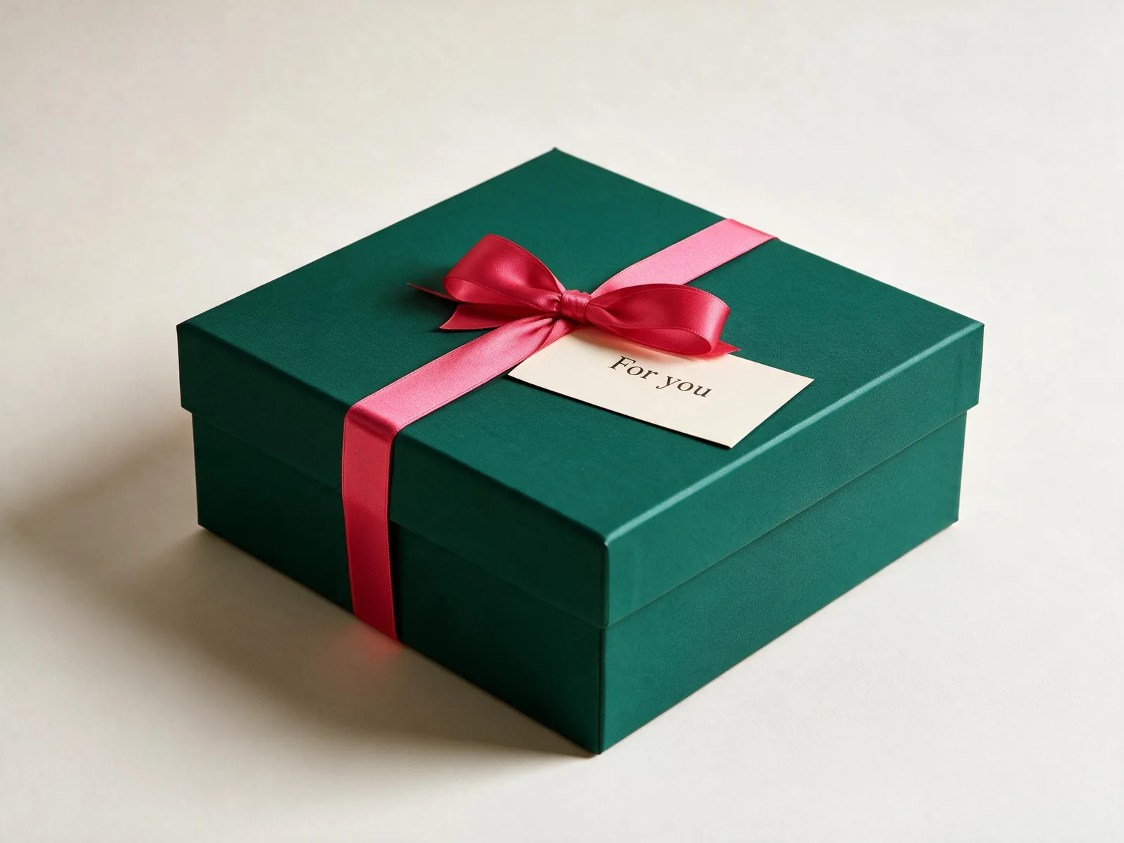 The Classic box, tied with its ribbon