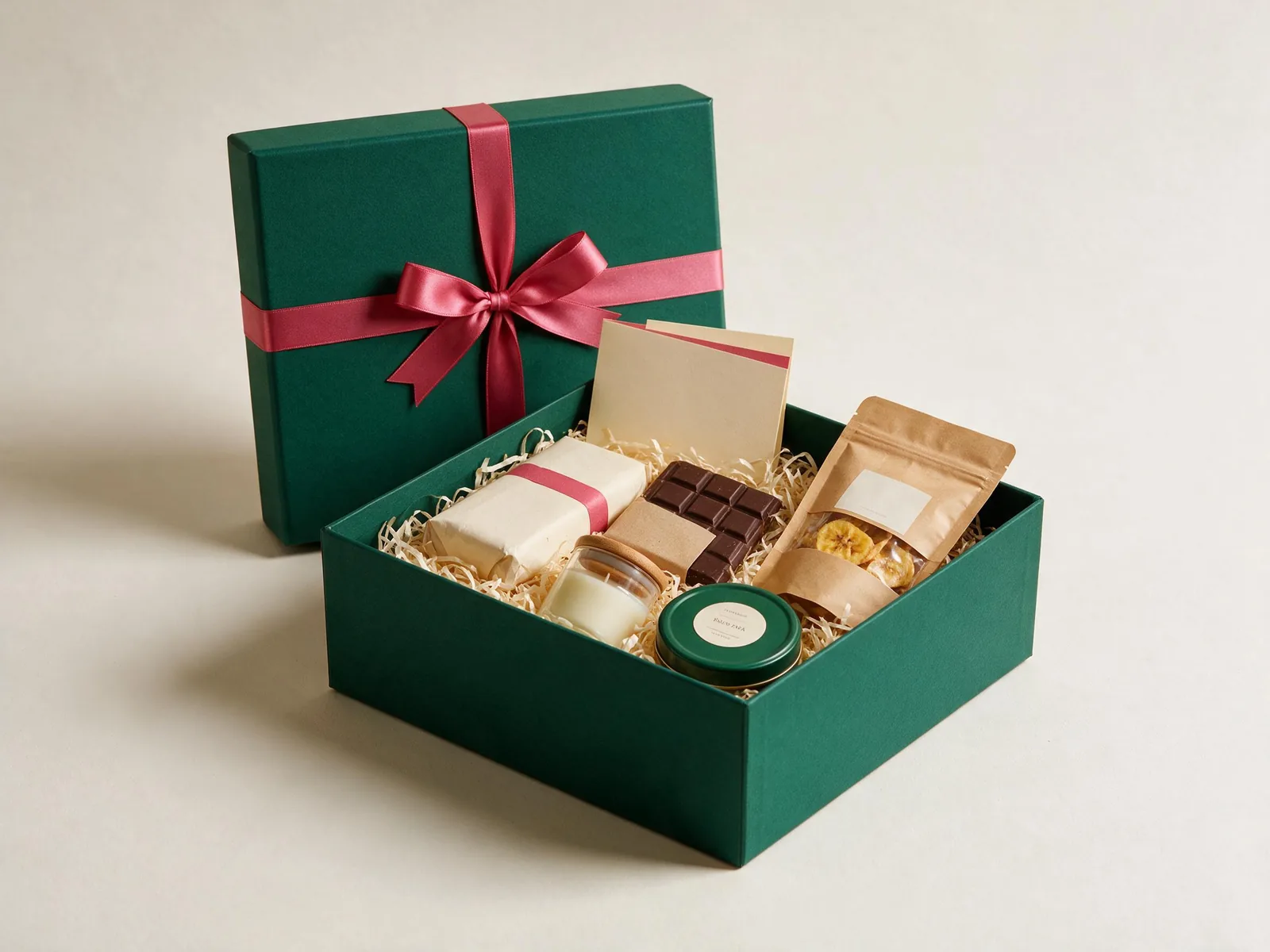 The Diwali Box, open, with what is inside